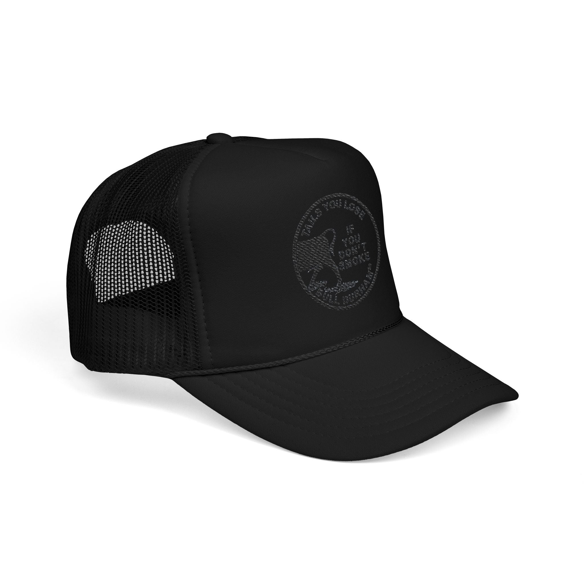 Copy of Durham Heart Flag - Trucker Hat — Embroidered Foam Mesh Cap