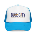 Copy of Copy of Copy of Copy of Durham Heart Flag - Trucker Hat — Embroidered Foam Mesh Cap