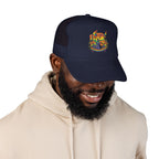 Copy of Durham Heart Flag - Trucker Hat — Embroidered Foam Mesh Cap