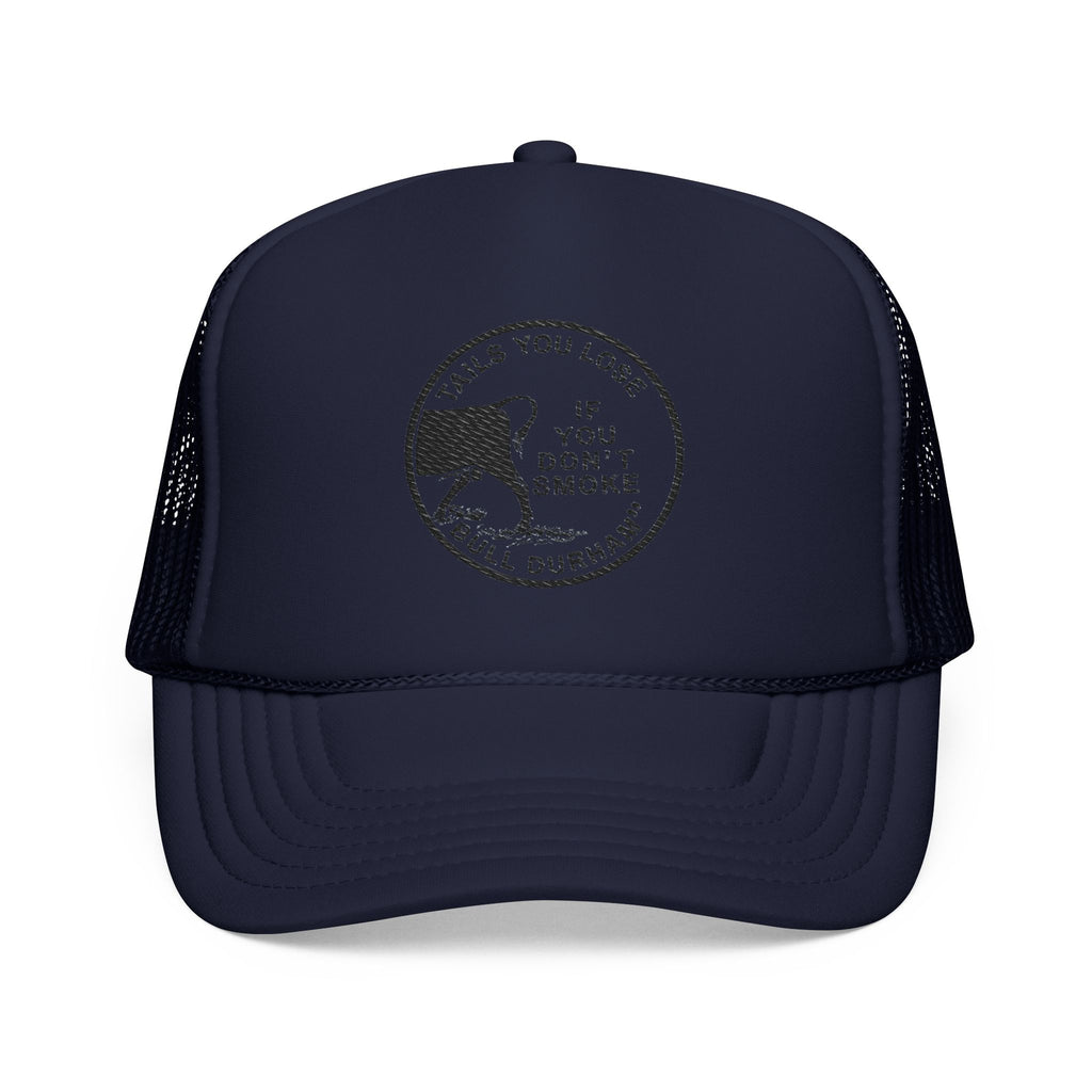 Copy of Durham Heart Flag - Trucker Hat — Embroidered Foam Mesh Cap