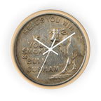 BCS20 - Bull City Tobacco Vintage Token Clock Lucky Strike "Heads"