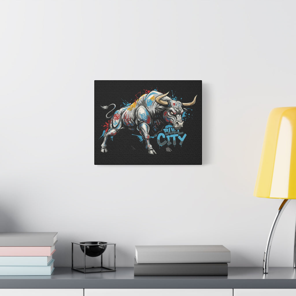 Bull City Vintage 1 - Matte Canvas Wall Art