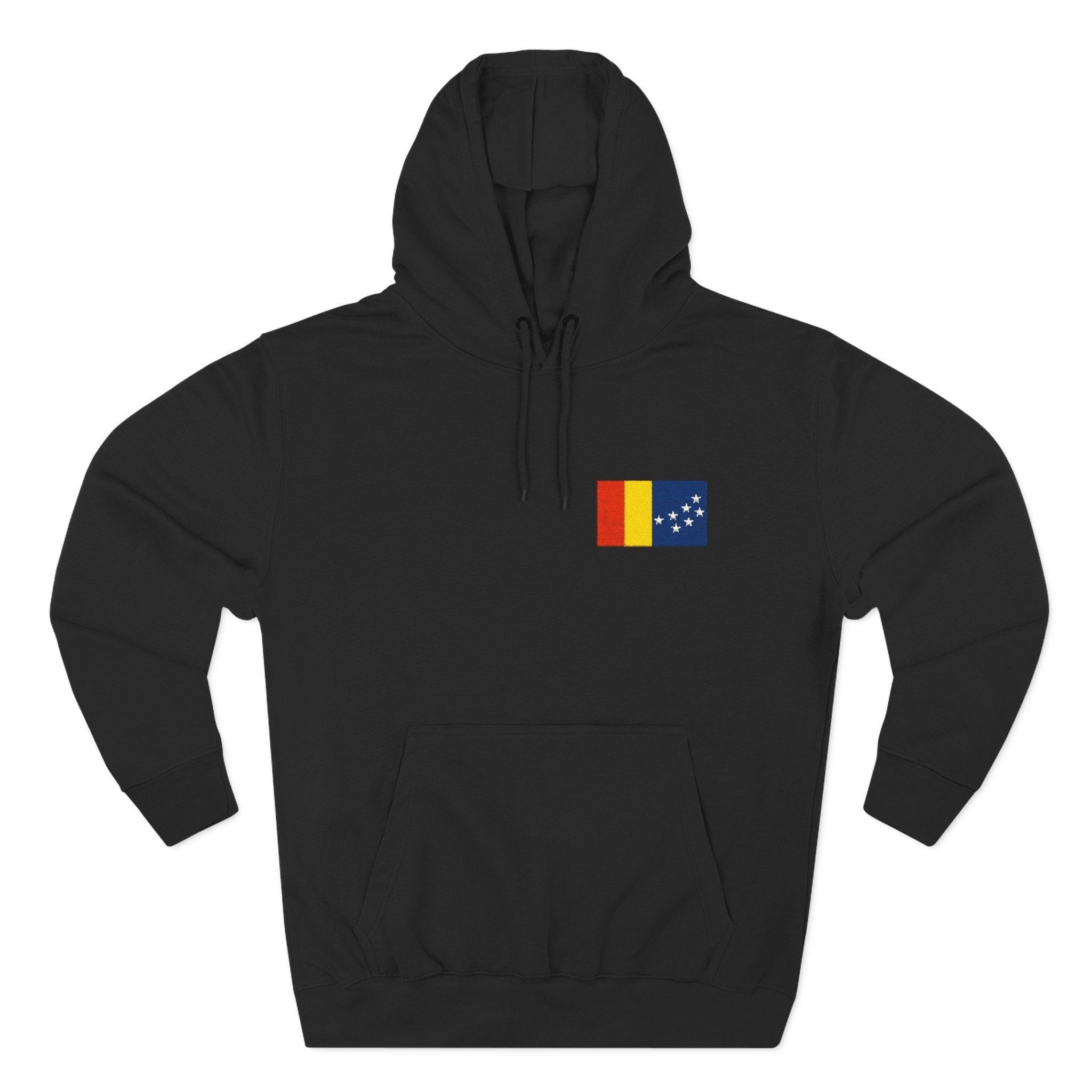 Embroidered City of Durham Flag - Cozy Hoodie