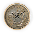 BCS20 - Bull City Tobacco Vintage Token Clock Lucky Strike "Heads"