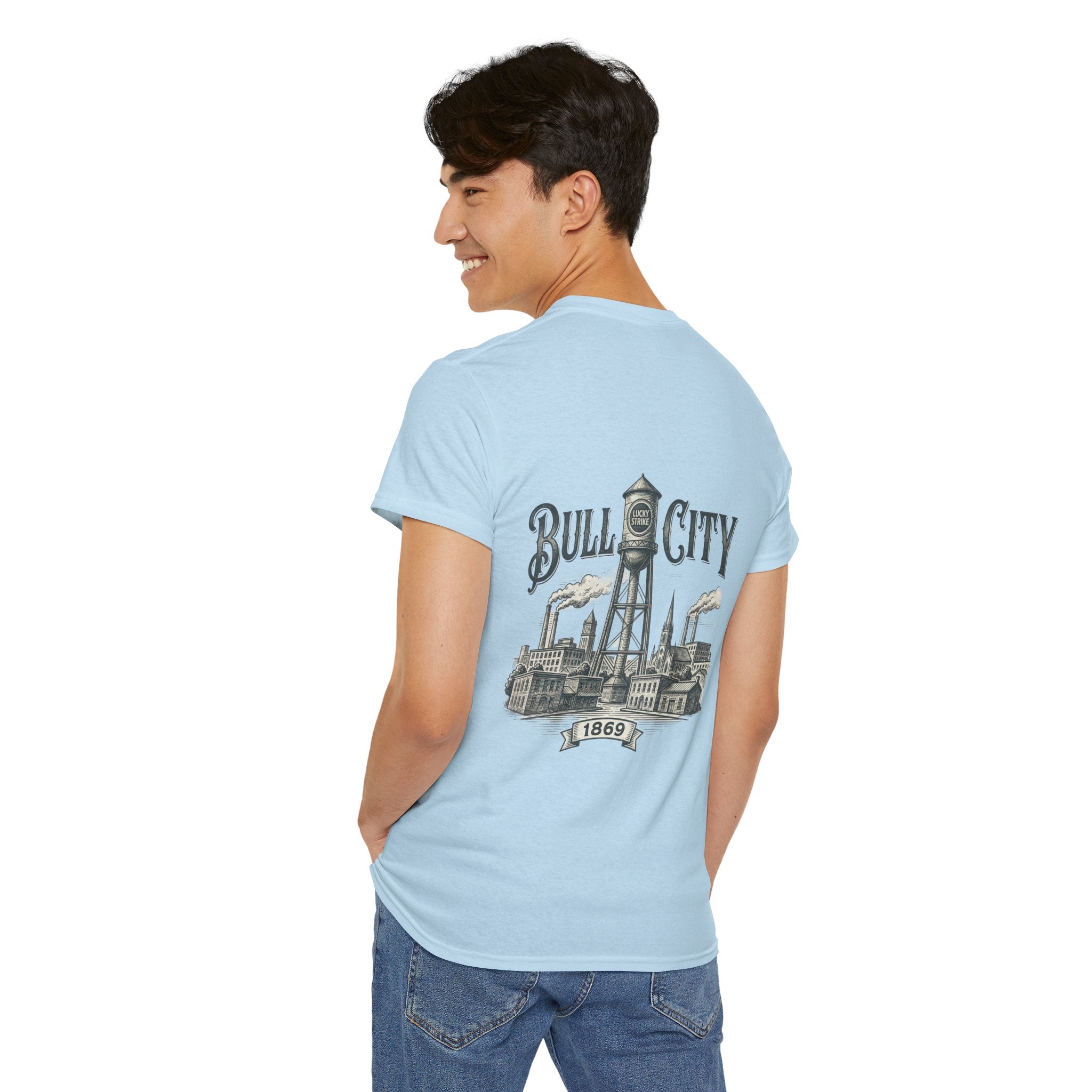 BCS8 - Printed on Back - Heavy Weight T-Shirt
