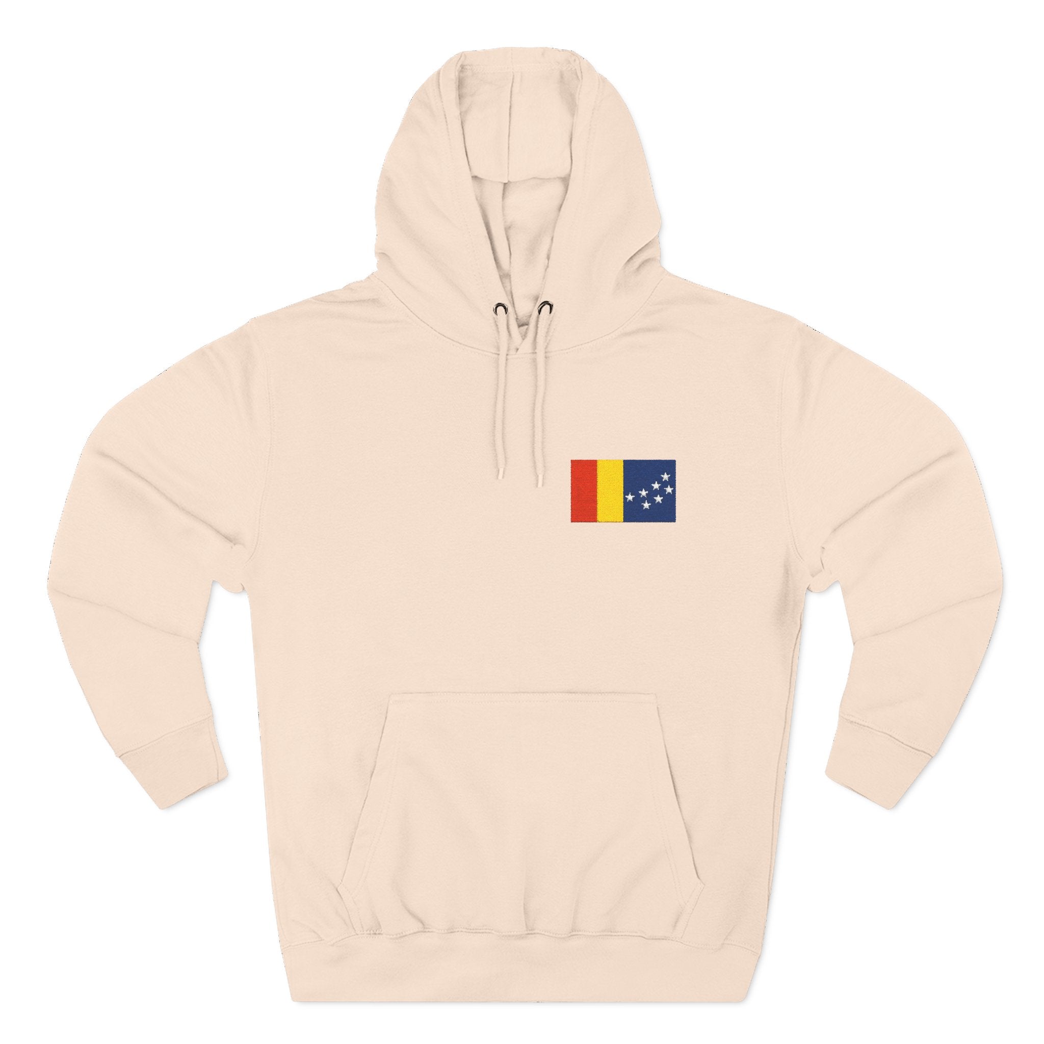 Embroidered City of Durham Flag - Cozy Hoodie