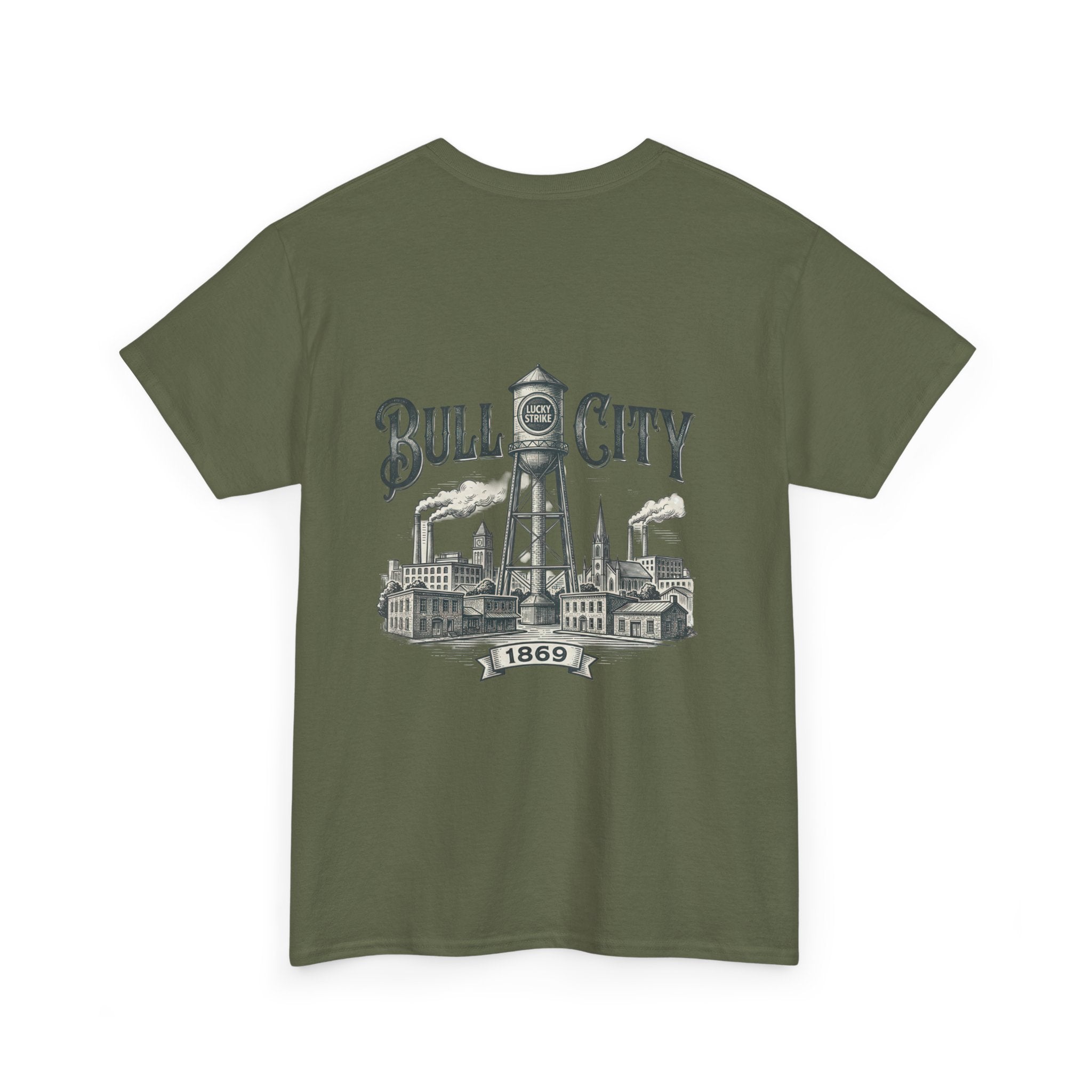 BCS8 - Printed on Back - Heavy Weight T-Shirt