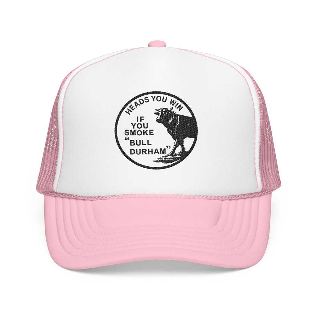 Copy of Durham Heart Flag - Trucker Hat — Embroidered Foam Mesh Cap