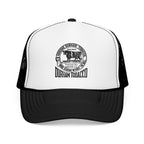 Copy of Copy of Durham Heart Flag - Trucker Hat — Embroidered Foam Mesh Cap