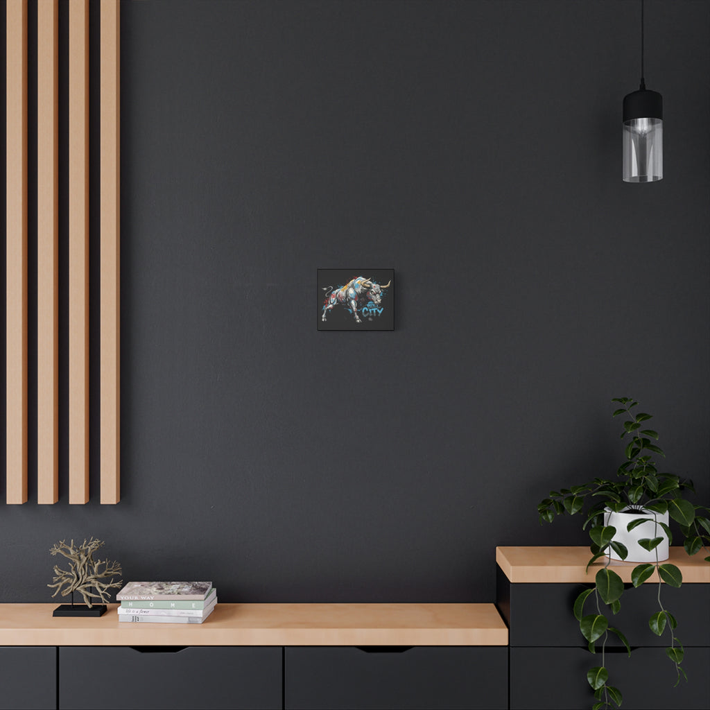 Bull City Vintage 1 - Matte Canvas Wall Art