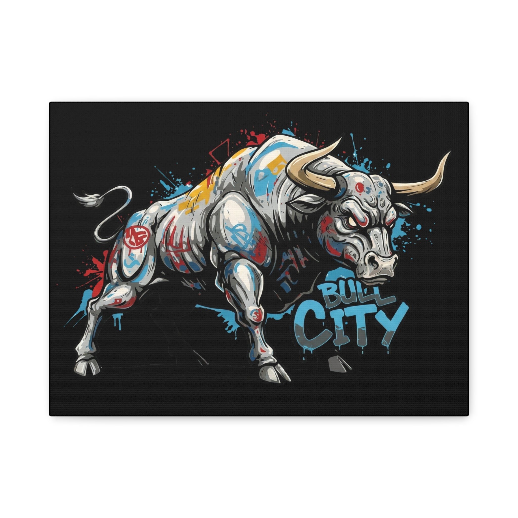 Bull City Vintage 1 - Matte Canvas Wall Art