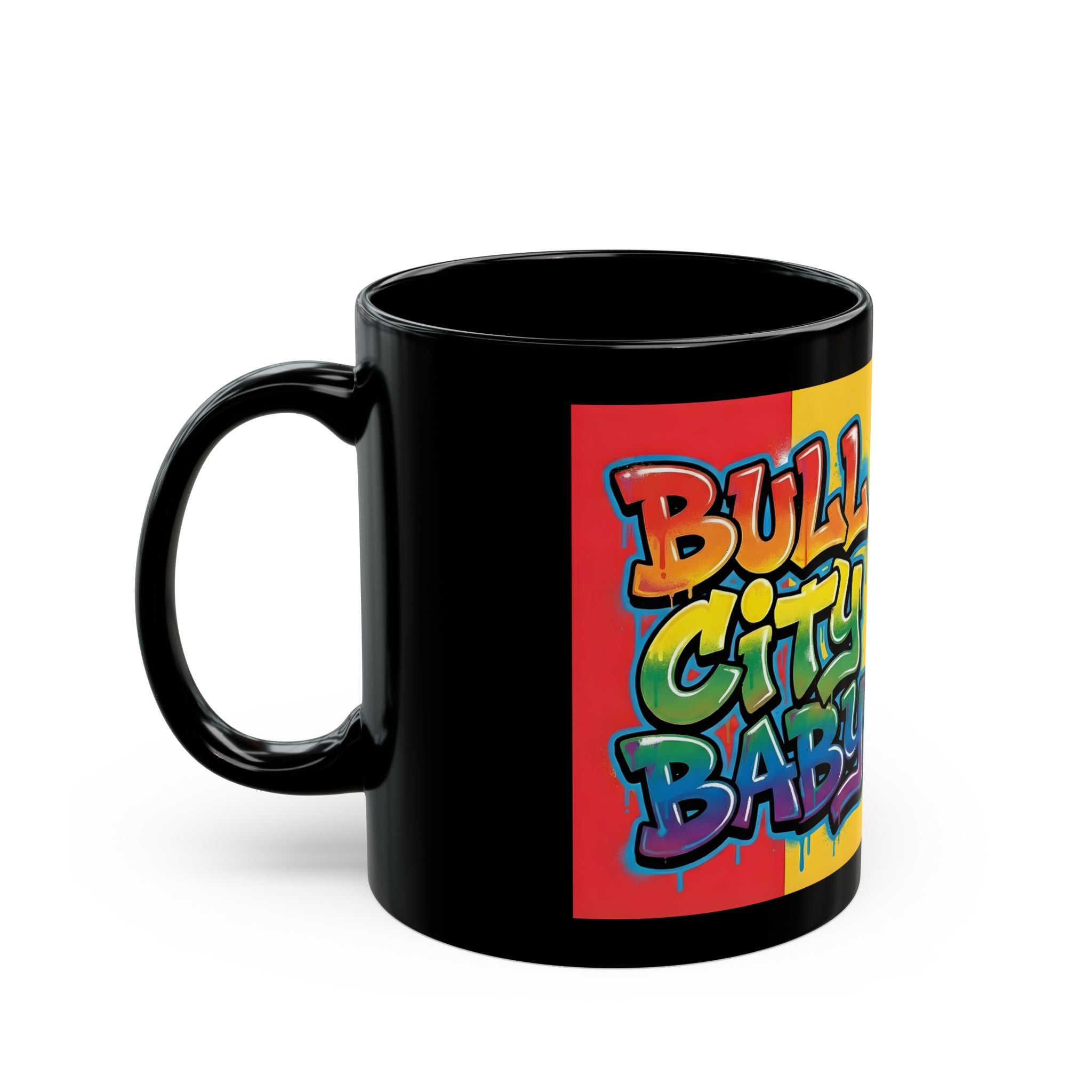 Bull City Baby! LGBTQ -  Black Mug (11oz, 15oz)