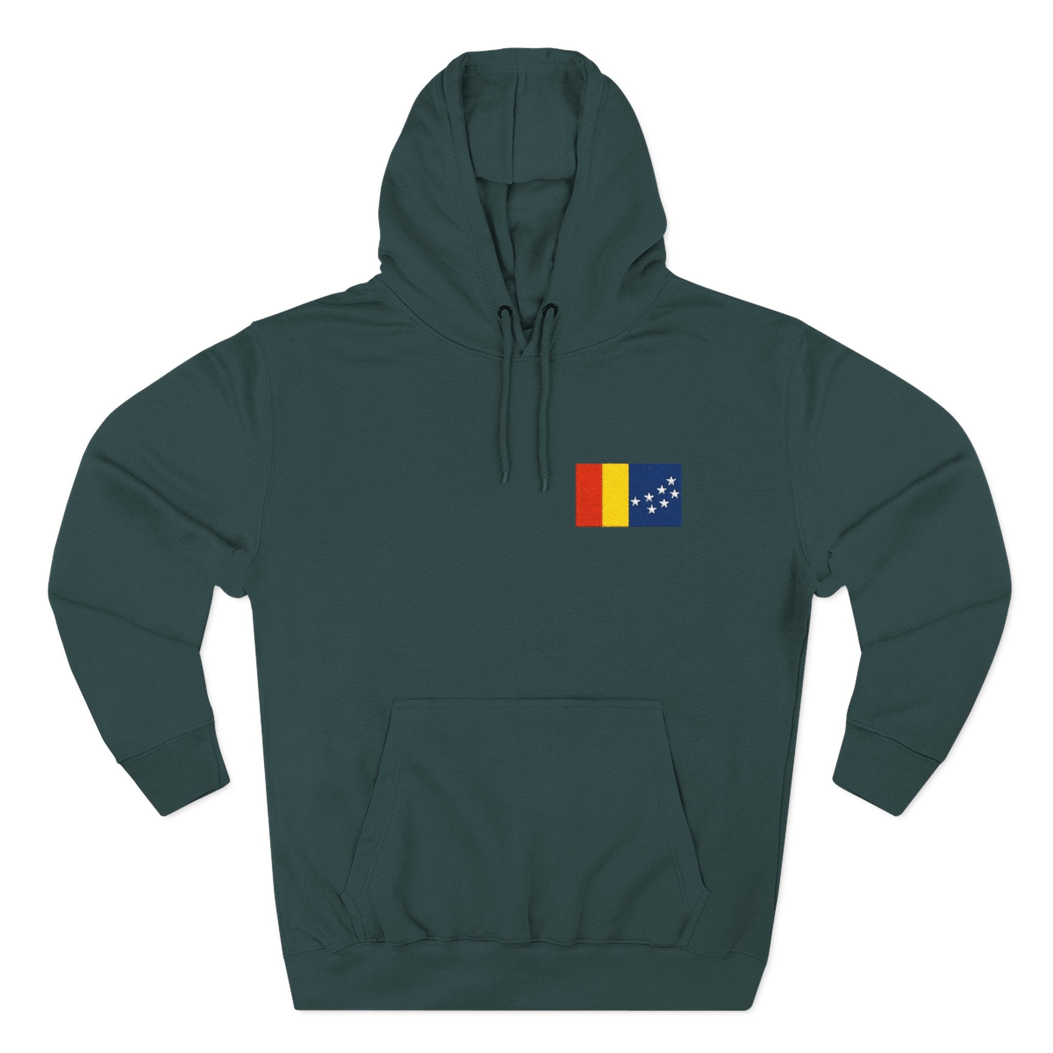 Embroidered City of Durham Flag - Cozy Hoodie