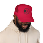 Copy of Durham Heart Flag - Trucker Hat — Embroidered Foam Mesh Cap