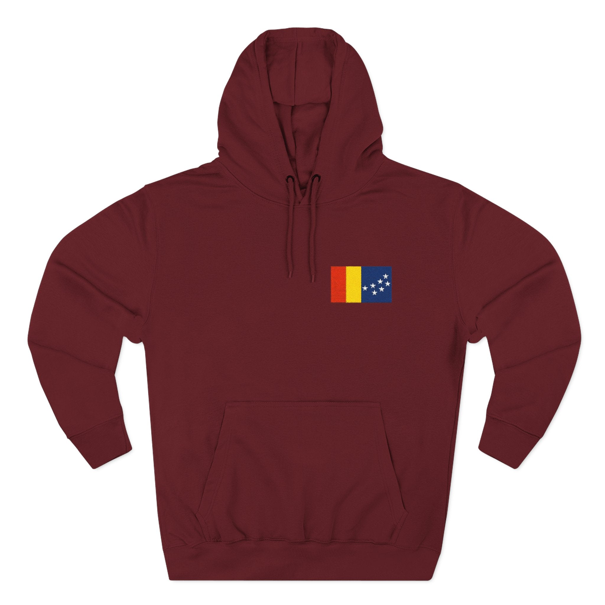 Embroidered City of Durham Flag - Cozy Hoodie