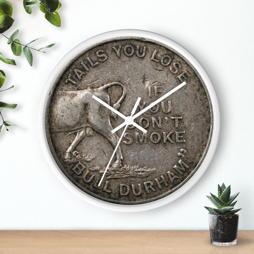 Copy of BCS20 - Bull City Tobacco Vintage Token Clock Lucky Strike "Tails"