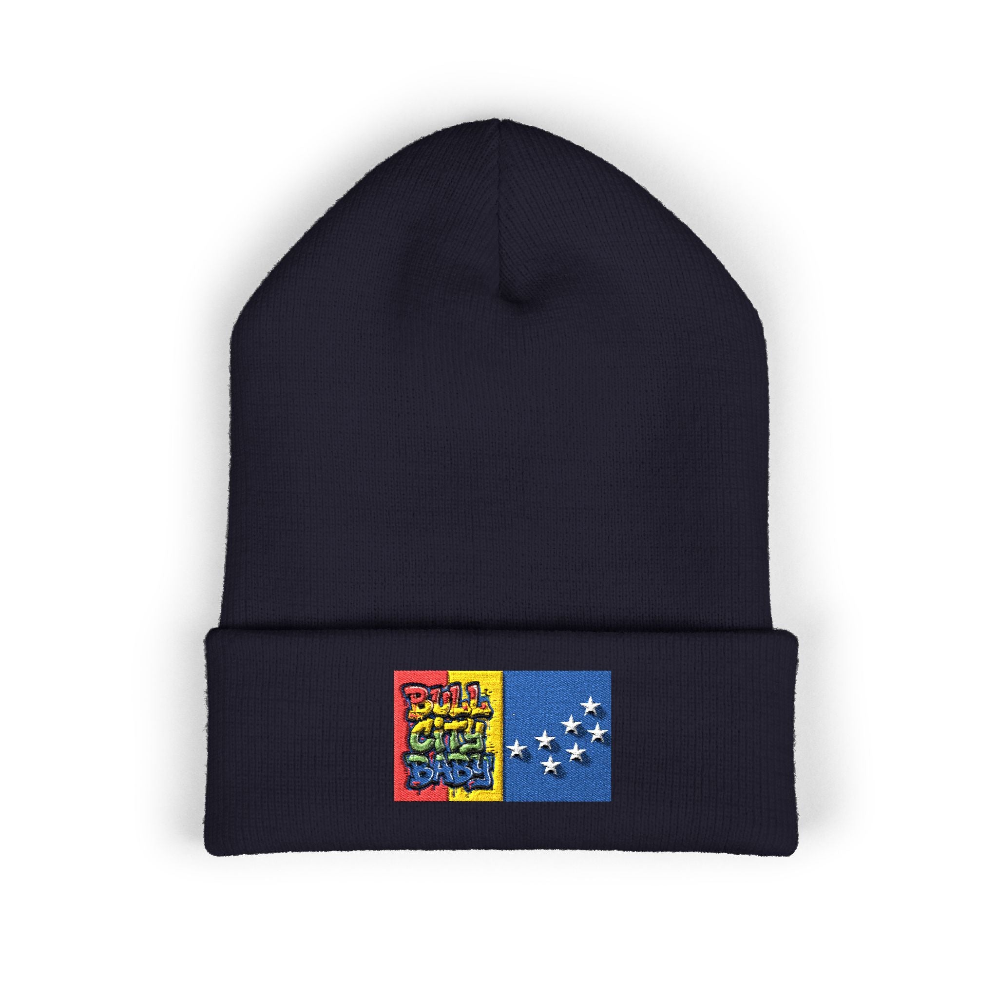 Bull City Baby - Classic Cuffed Beanie (Embroidery)