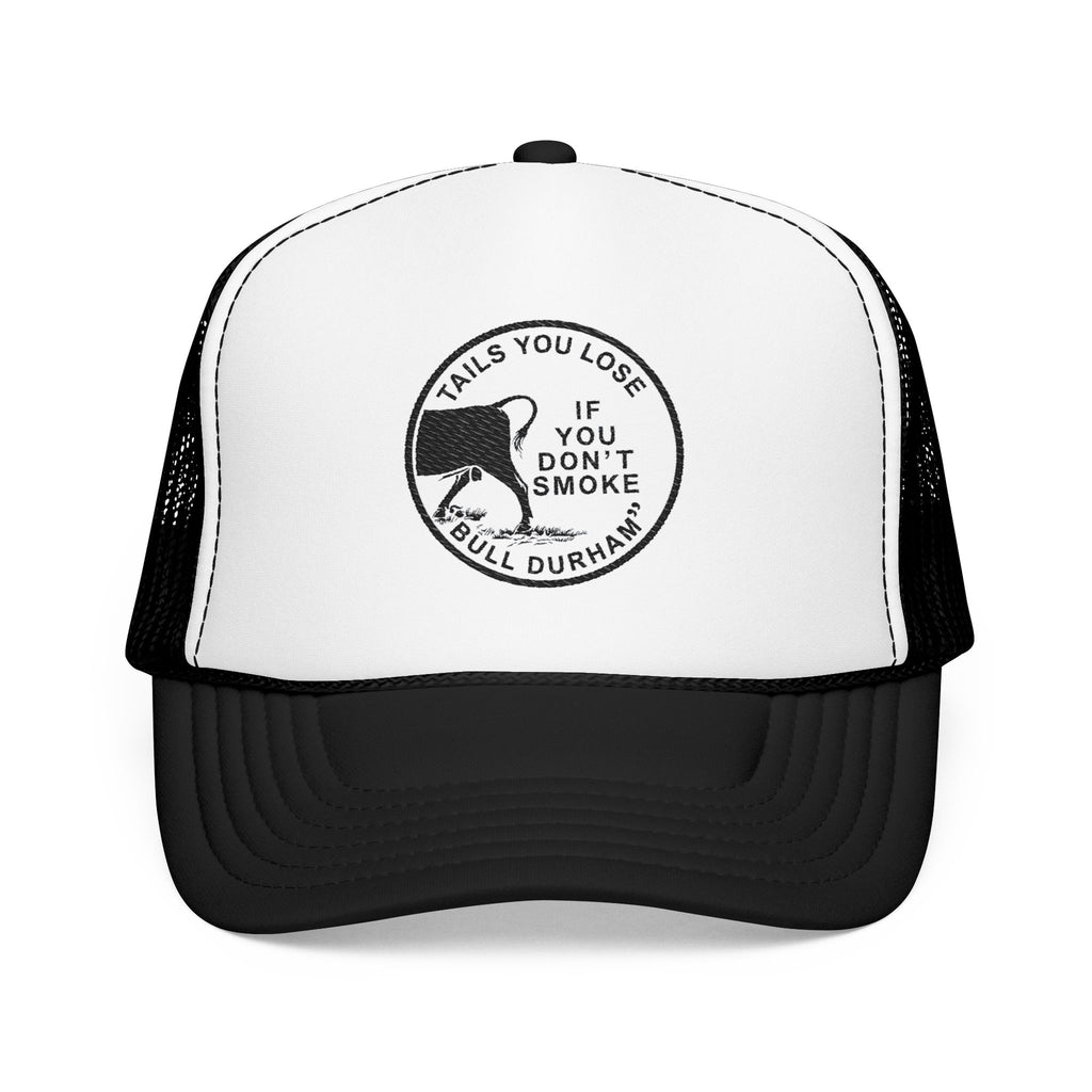 Copy of Durham Heart Flag - Trucker Hat — Embroidered Foam Mesh Cap