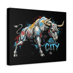 Bull City Vintage 1 - Matte Canvas Wall Art