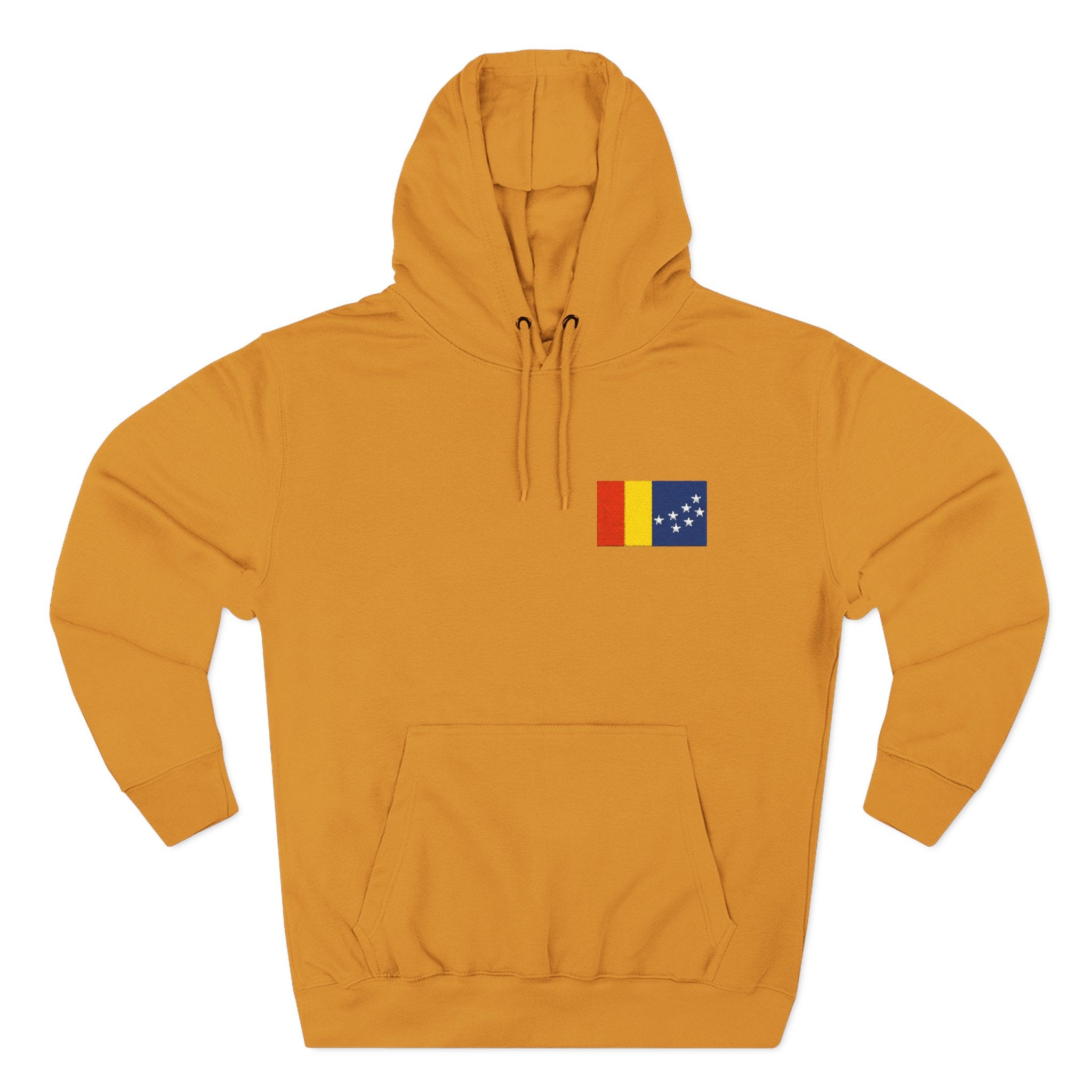 Embroidered City of Durham Flag - Cozy Hoodie