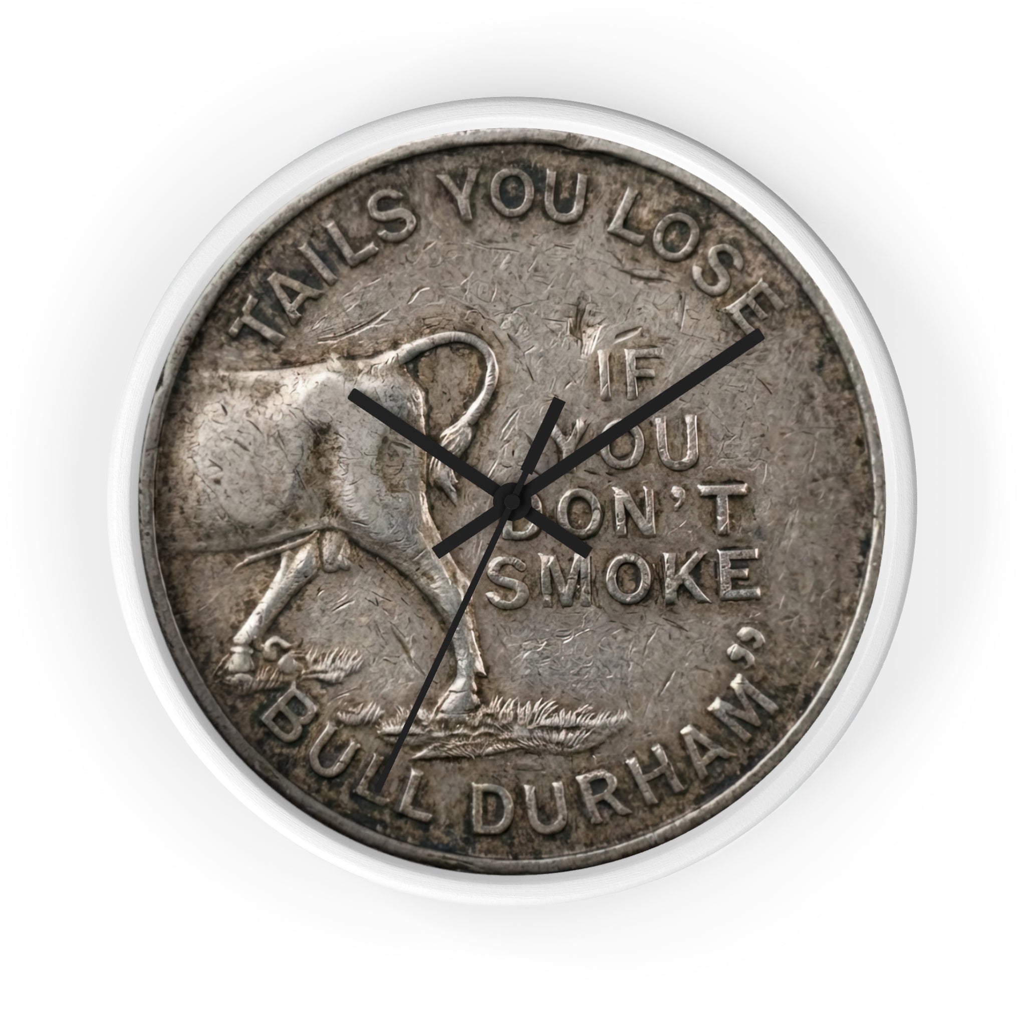 Copy of BCS20 - Bull City Tobacco Vintage Token Clock Lucky Strike "Tails"