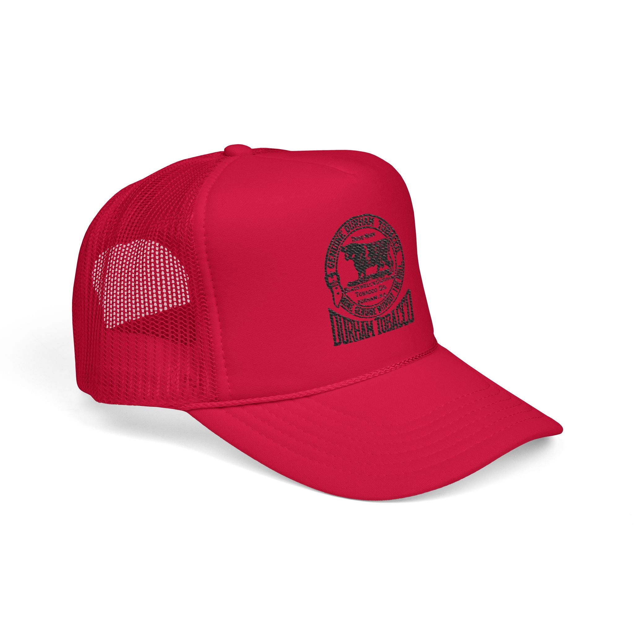 Copy of Copy of Durham Heart Flag - Trucker Hat — Embroidered Foam Mesh Cap