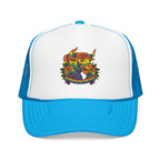 Copy of Durham Heart Flag - Trucker Hat — Embroidered Foam Mesh Cap