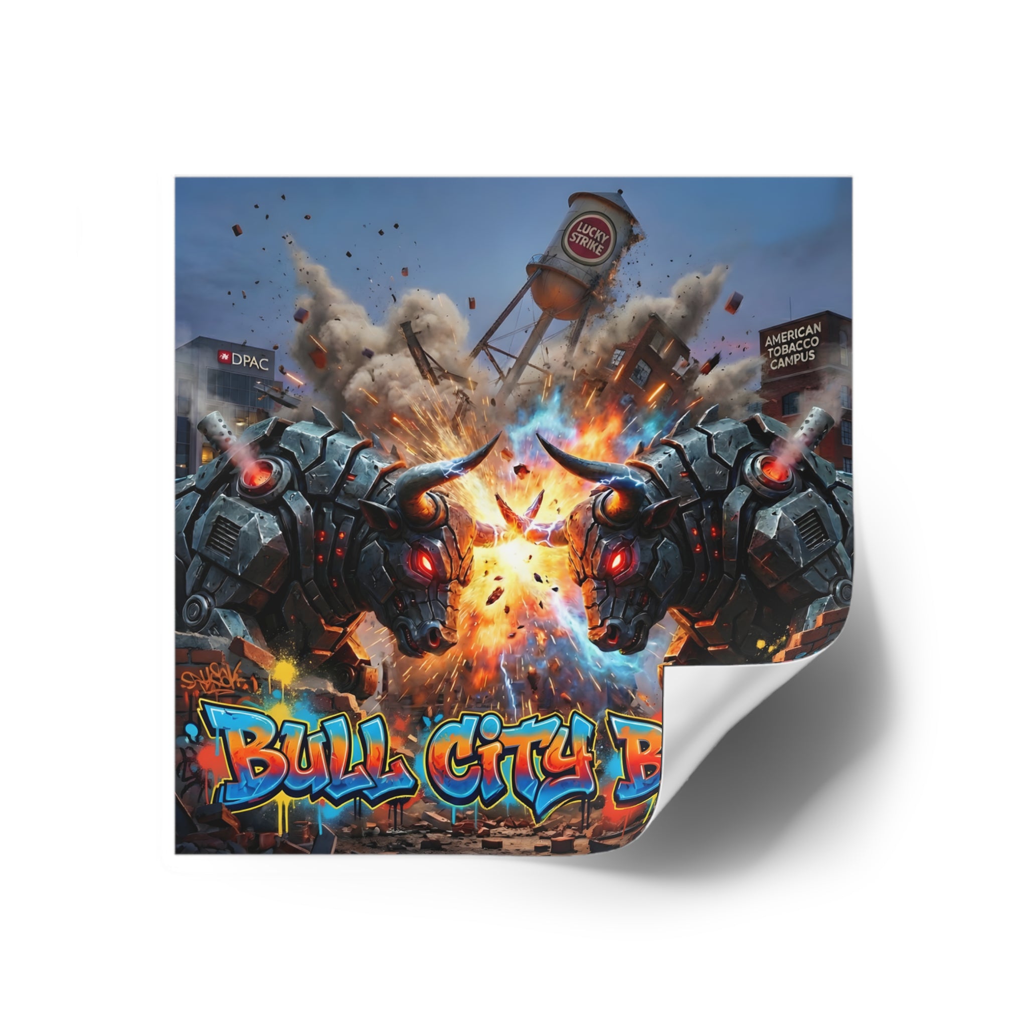 Square Stickers, Indoor\Outdoor