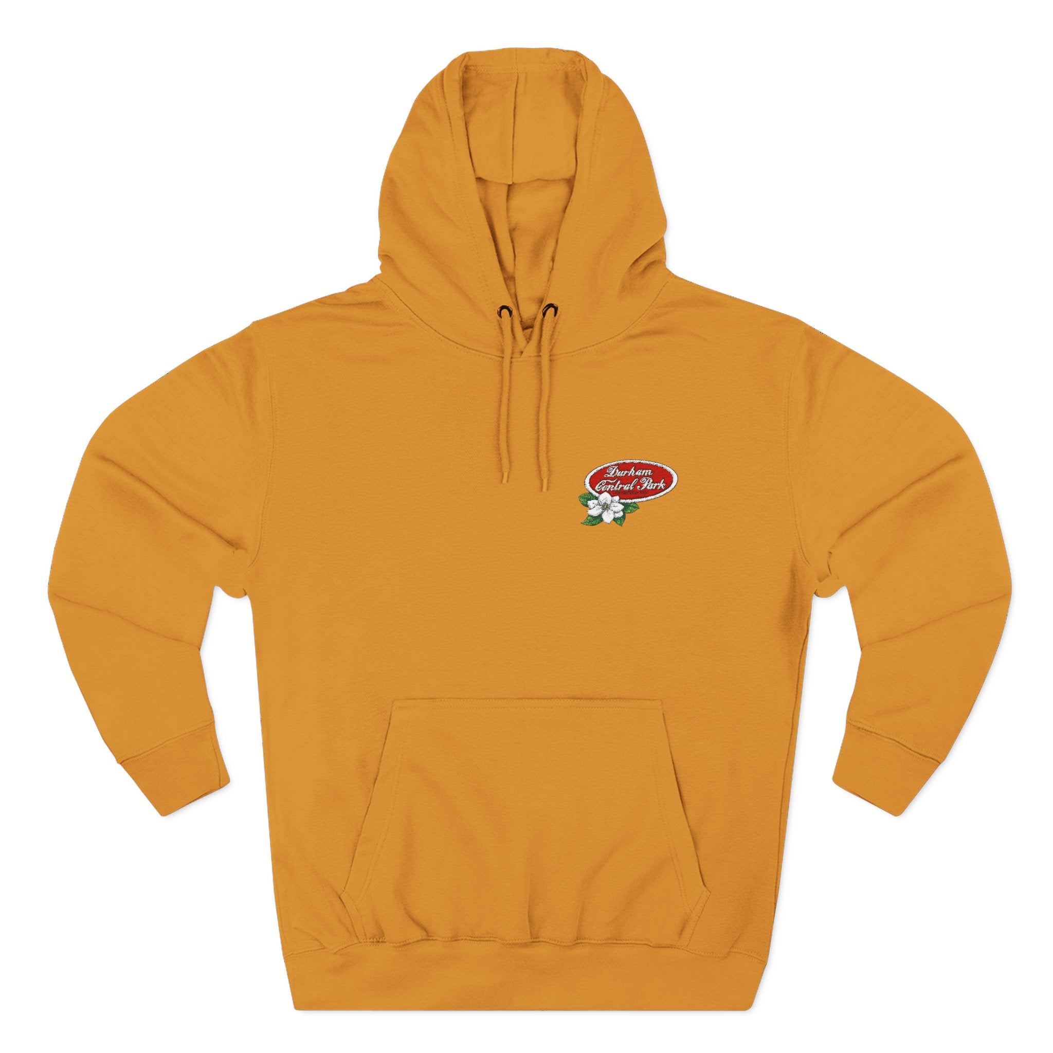 Embroidered Durham Central Park Emblem - Cozy Hoodie