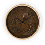 BCS18 - Durham Coin "Heads" Wall Clock