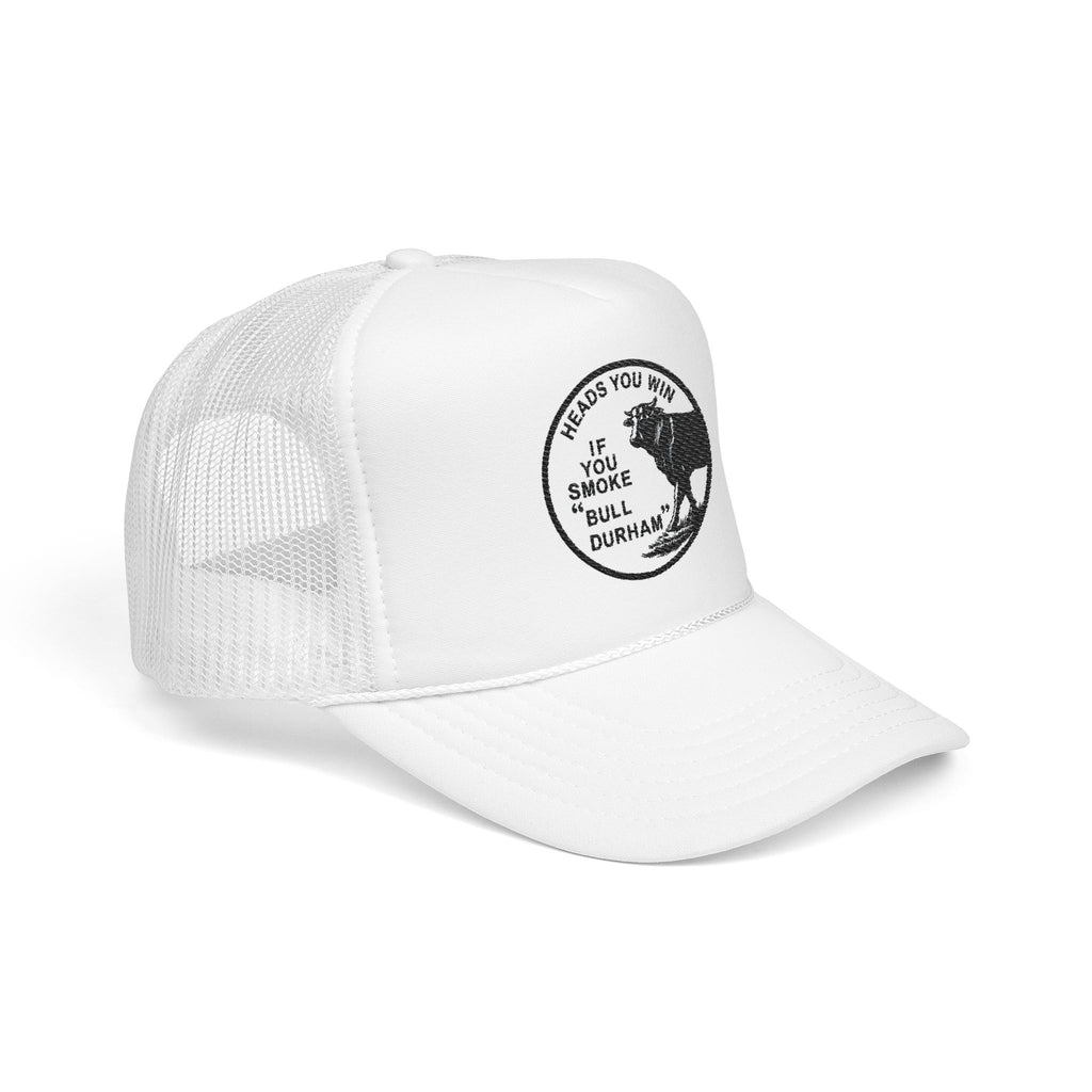 Copy of Durham Heart Flag - Trucker Hat — Embroidered Foam Mesh Cap