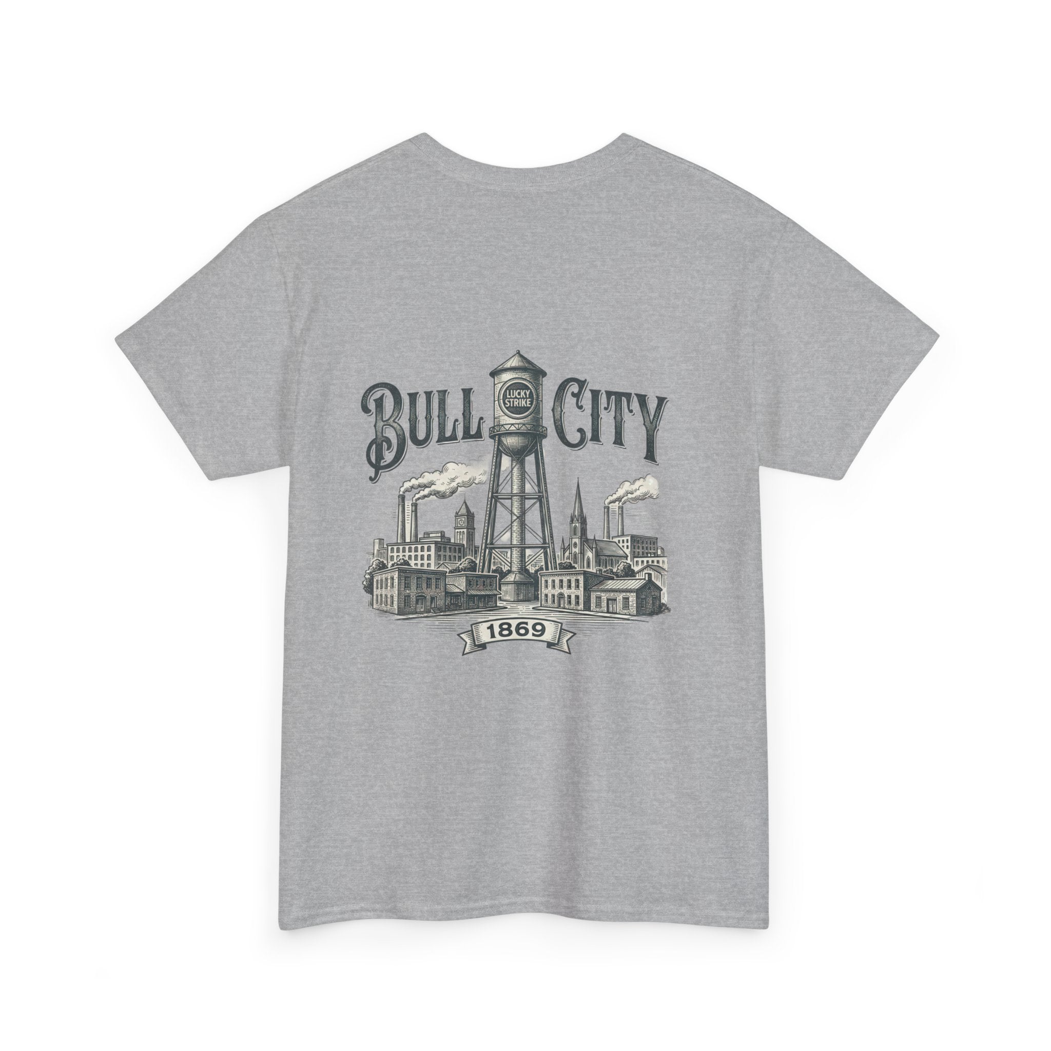 BCS8 - Printed on Back - Heavy Weight T-Shirt
