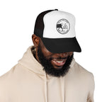 Copy of Durham Heart Flag - Trucker Hat — Embroidered Foam Mesh Cap