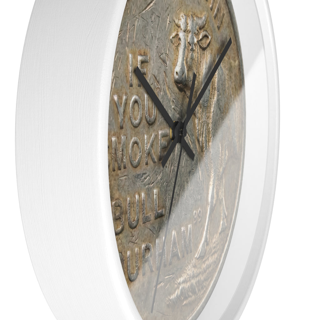 BCS20 - Bull City Tobacco Vintage Token Clock Lucky Strike "Heads"