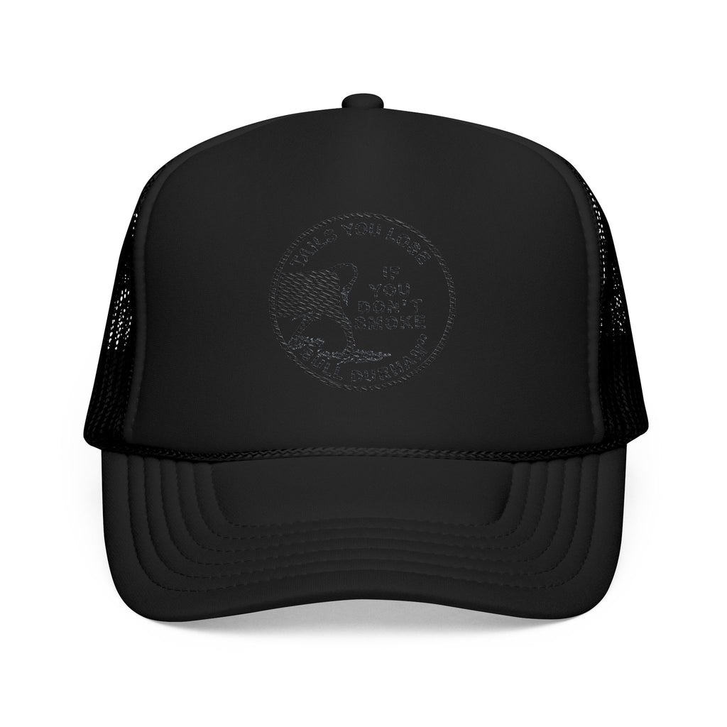 Copy of Durham Heart Flag - Trucker Hat — Embroidered Foam Mesh Cap