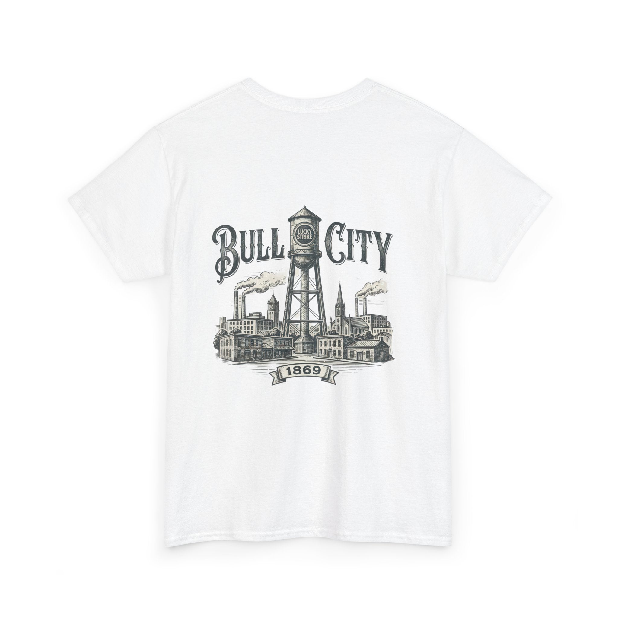 BCS8 - Printed on Back - Heavy Weight T-Shirt