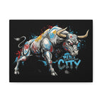 Bull City Vintage 1 - Matte Canvas Wall Art