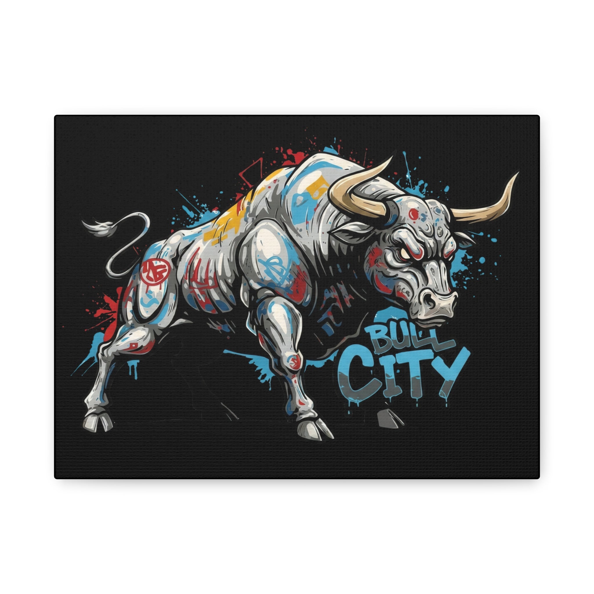 Bull City Vintage 1 - Matte Canvas Wall Art