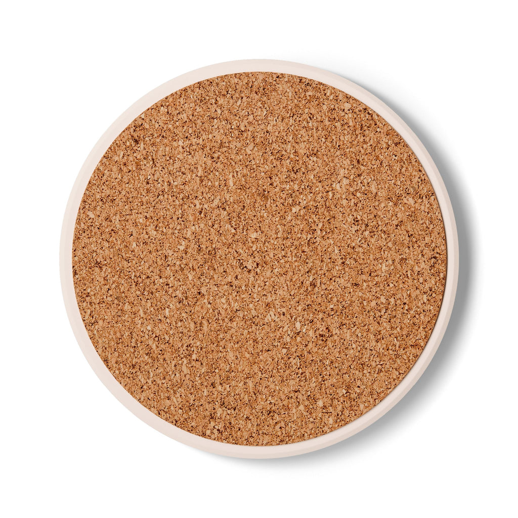 BCS19 - Ceramic Coaster - Vintage 'If You Don't Smoke Bull Durham' Tobacco Token Design