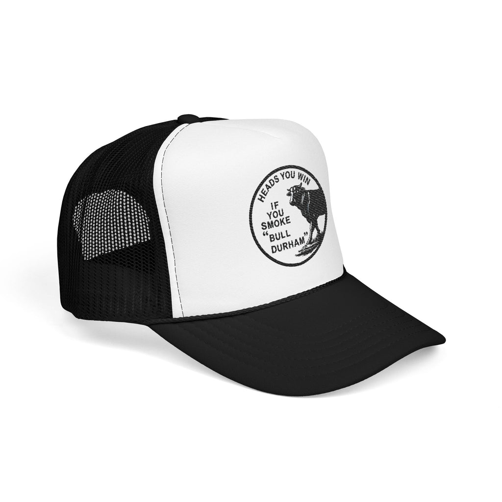 Copy of Durham Heart Flag - Trucker Hat — Embroidered Foam Mesh Cap