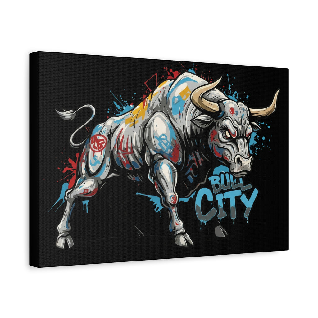 Bull City Vintage 1 - Matte Canvas Wall Art