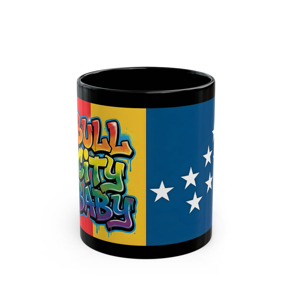 Bull City Baby! LGBTQ -  Black Mug (11oz, 15oz)
