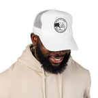 Copy of Durham Heart Flag - Trucker Hat — Embroidered Foam Mesh Cap