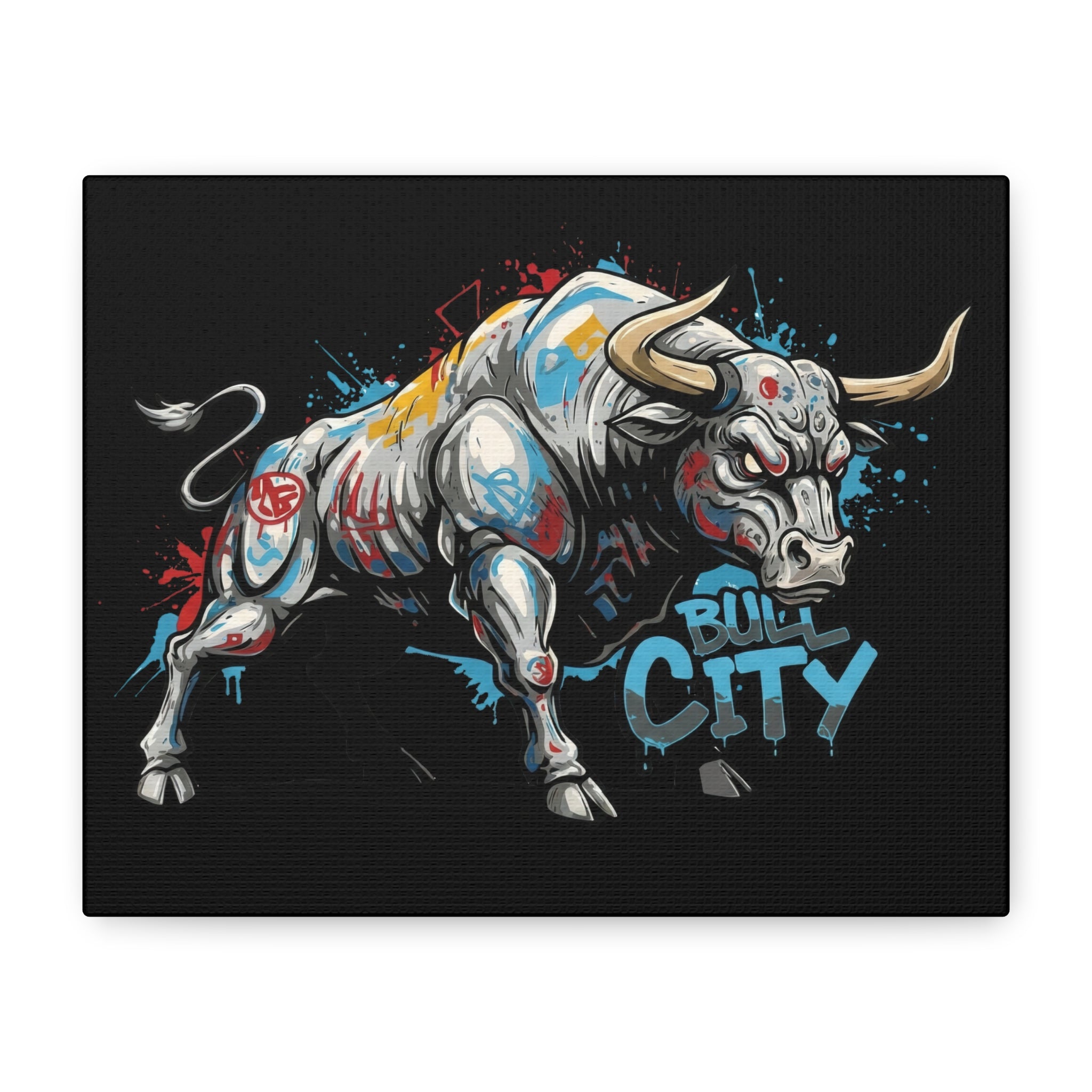 Bull City Vintage 1 - Matte Canvas Wall Art