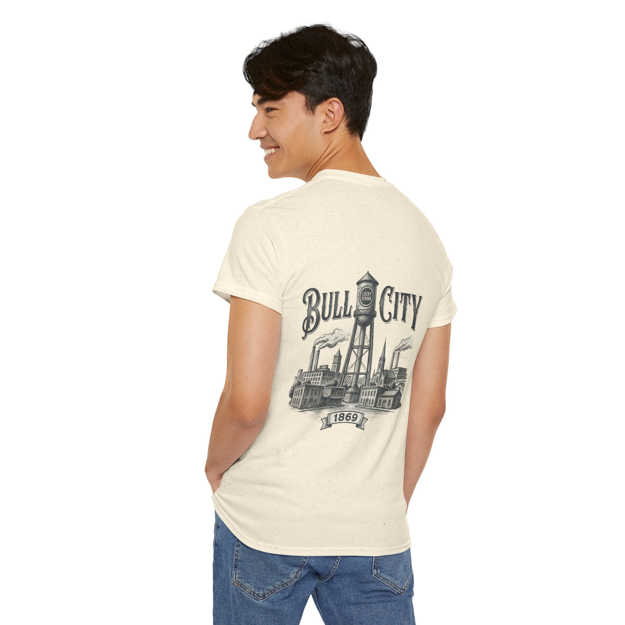 BCS8 - Printed on Back - Heavy Weight T-Shirt
