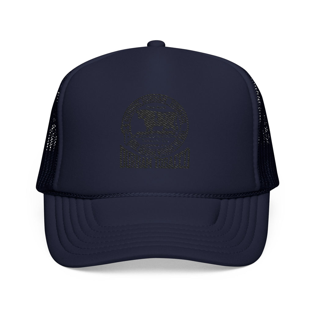 Copy of Copy of Durham Heart Flag - Trucker Hat — Embroidered Foam Mesh Cap