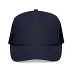Copy of Copy of Durham Heart Flag - Trucker Hat — Embroidered Foam Mesh Cap