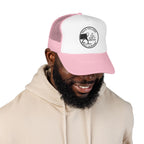 Copy of Durham Heart Flag - Trucker Hat — Embroidered Foam Mesh Cap