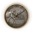 Copy of BCS20 - Bull City Tobacco Vintage Token Clock Lucky Strike "Tails"