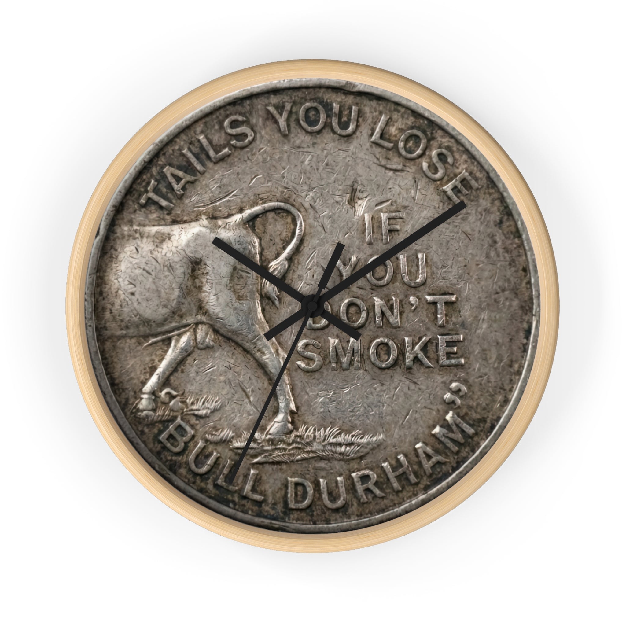 Copy of BCS20 - Bull City Tobacco Vintage Token Clock Lucky Strike "Tails"